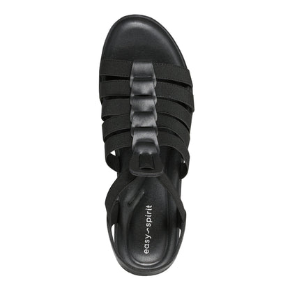 Easy Spirit Gadyi Flat Sandals - Black
