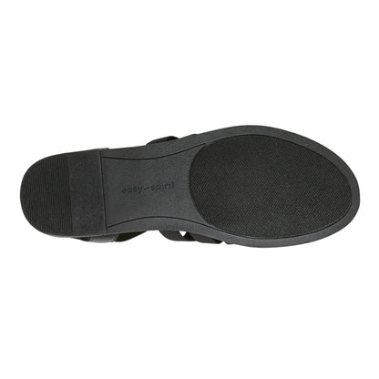 Easy Spirit Gadyi Flat Sandals - Black