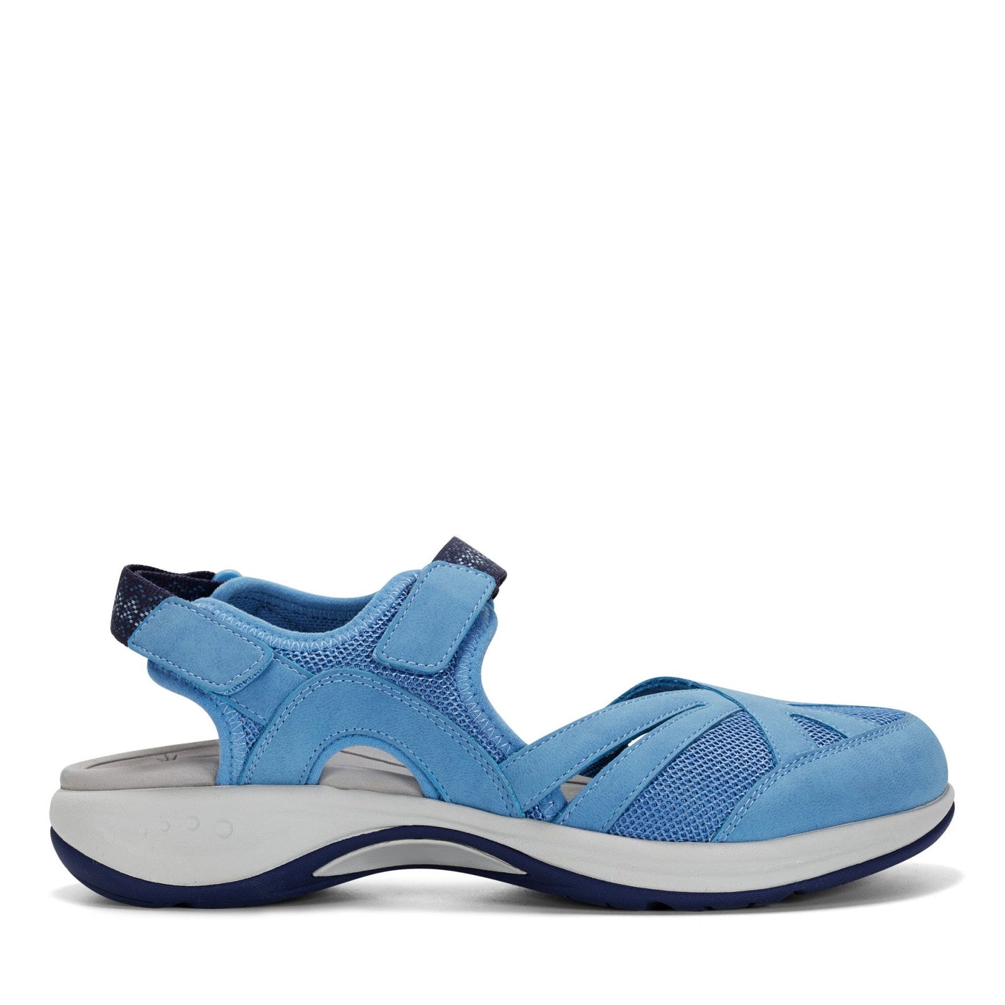 Easy Spirit Splash Flat Hiking Sandals - Medium Blue