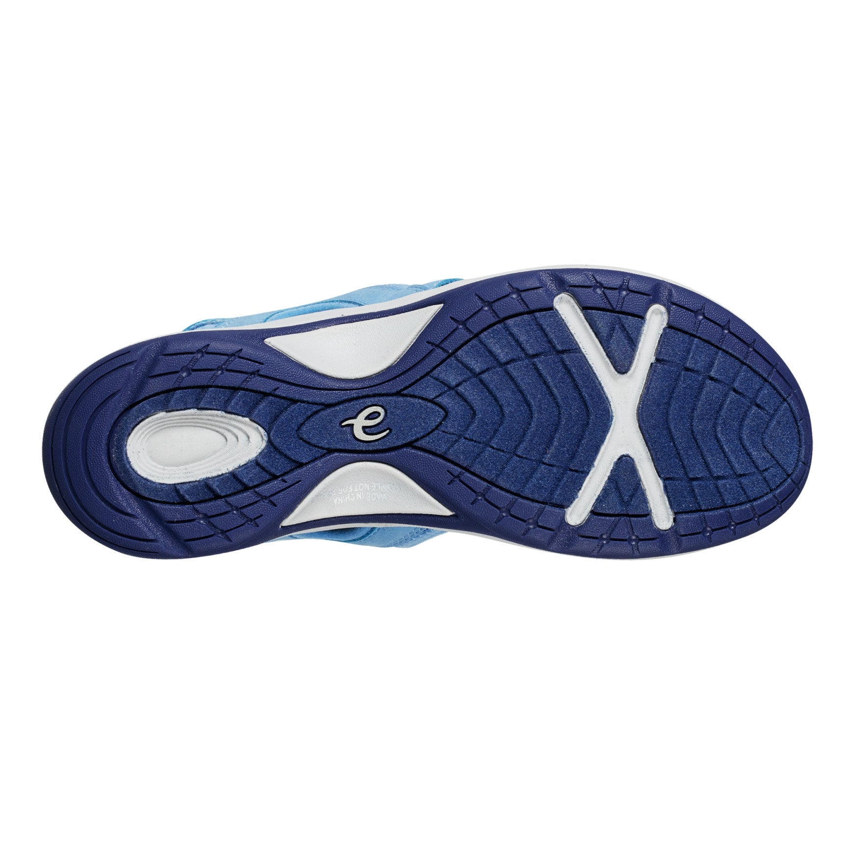 Easy Spirit Splash Flat Hiking Sandals - Medium Blue