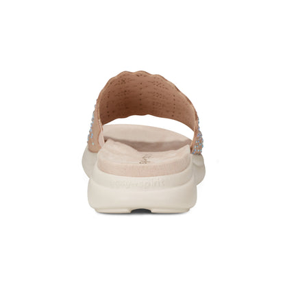 Easy Spirit Alora Slip On Sandals - Light Natural