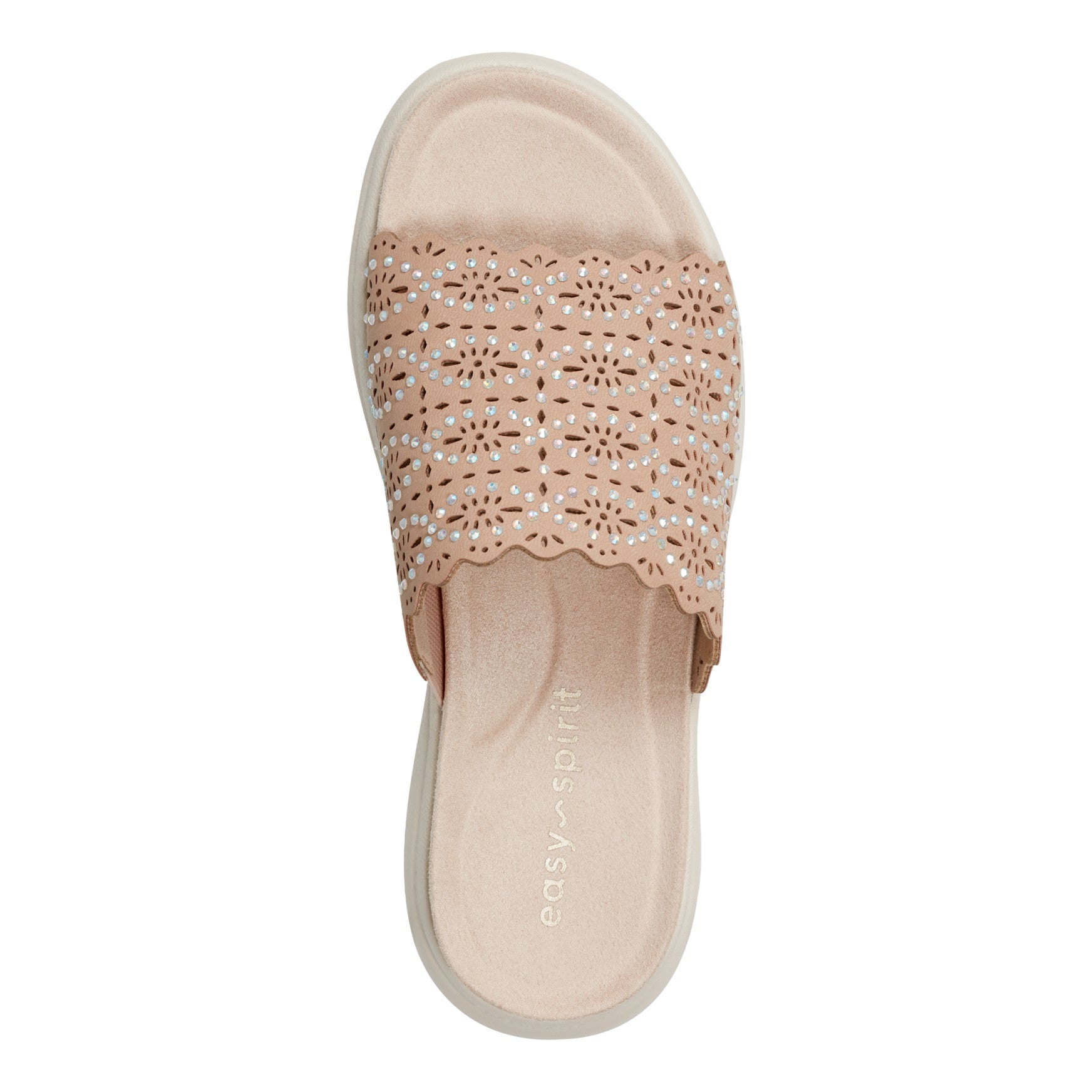 Easy Spirit Alora Slip On Sandals - Light Natural