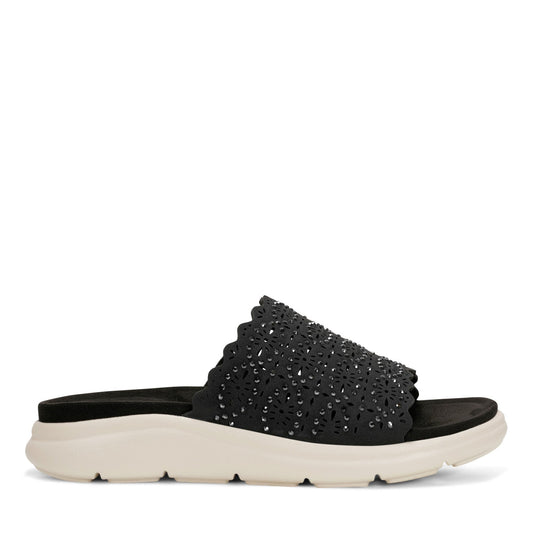 Easy Spirit Alora Slip On Sandals - Black