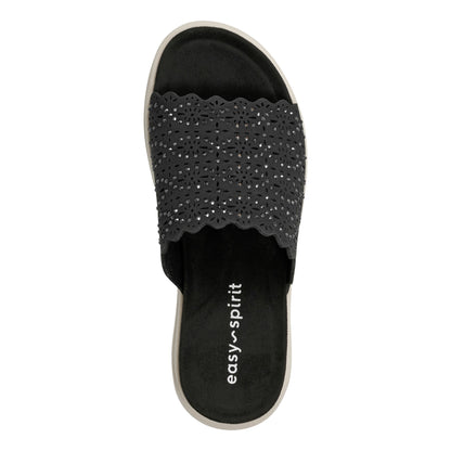 Easy Spirit Alora Slip On Sandals - Black
