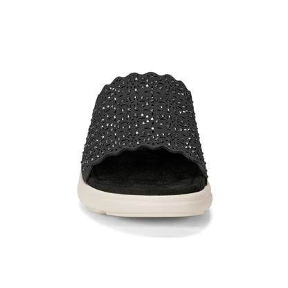 Easy Spirit Alora Slip On Sandals - Black