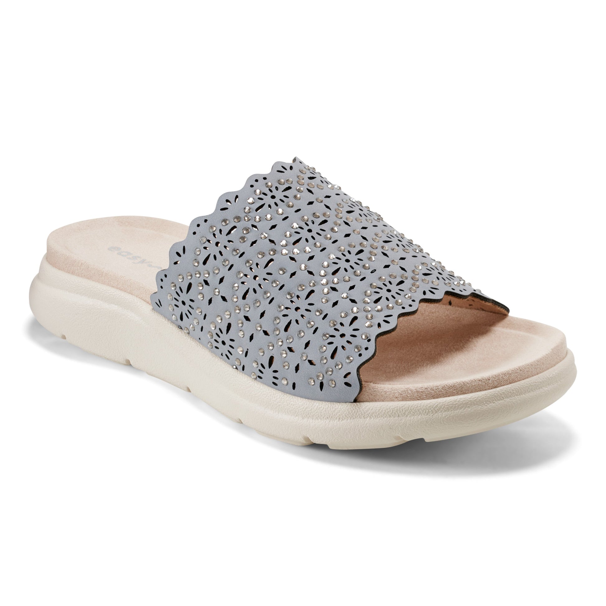 Easy Spirit Alora Slip On Sandals - Blue