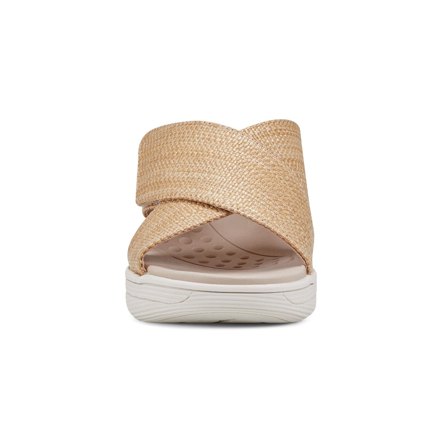 Easy Spirit Bindie Slip On Casual Sandals - Natural Raffia