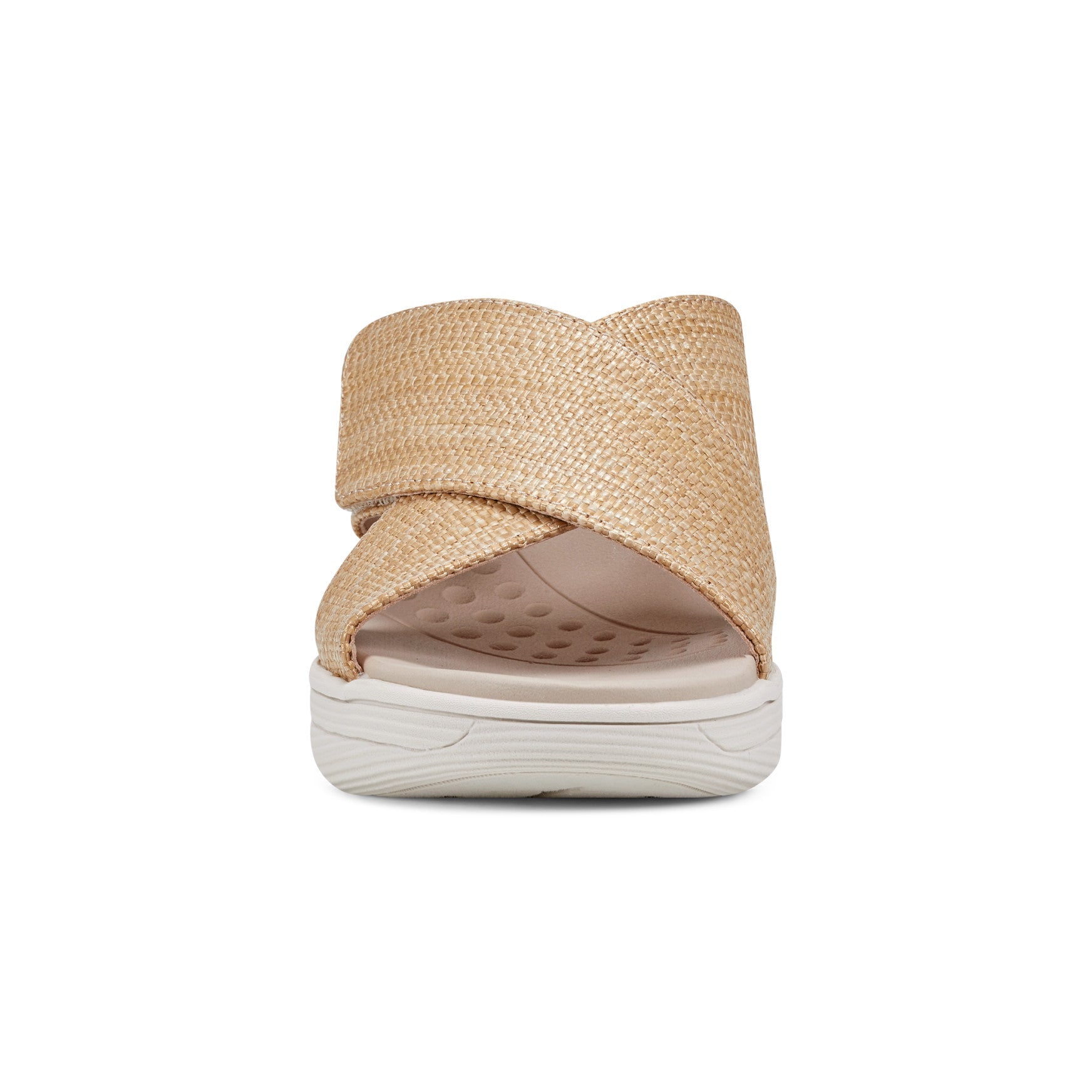 Easy Spirit Bindie Slip On Casual Sandals - Natural Raffia