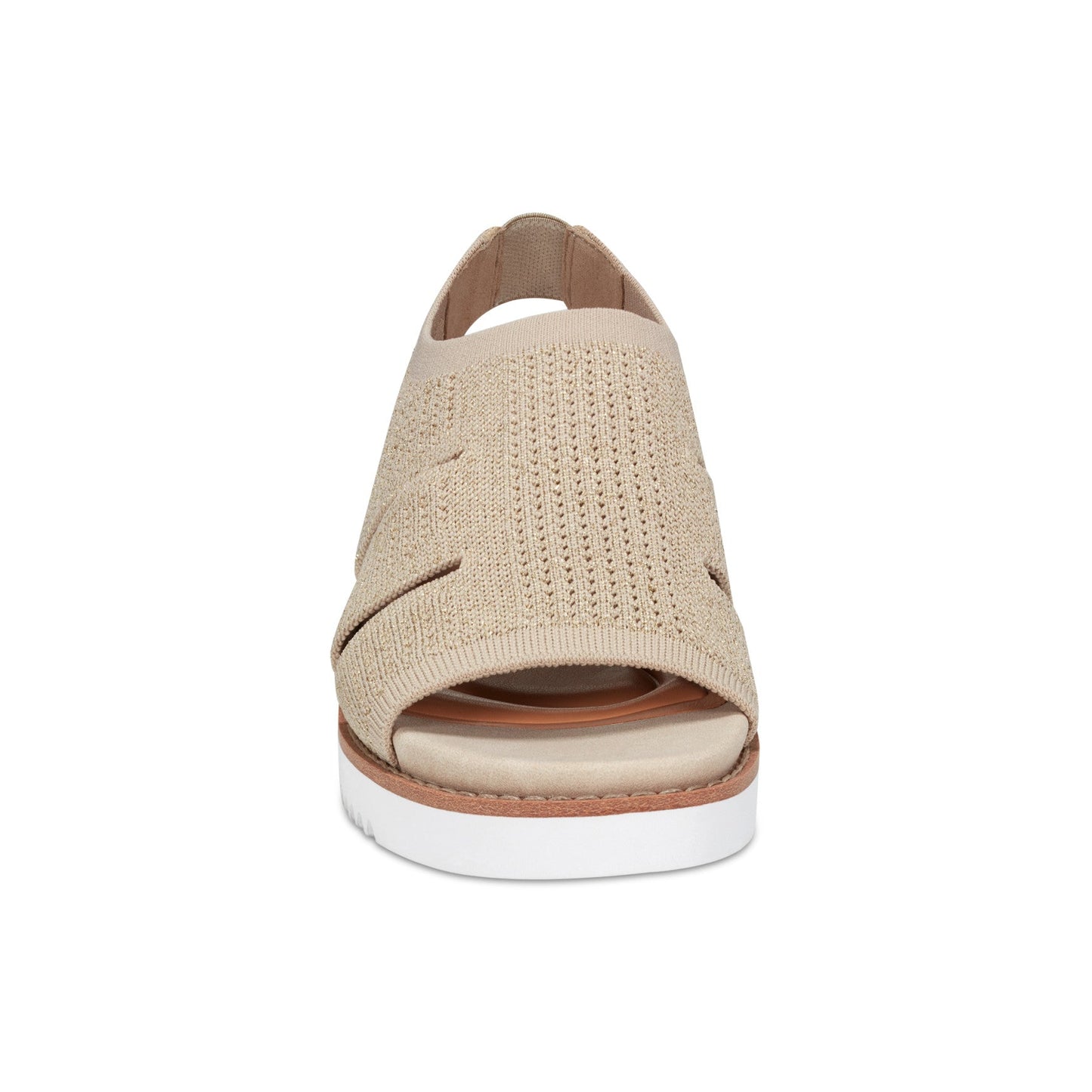 Easy Spirit Winslow Flat Sandals - Natural Leather