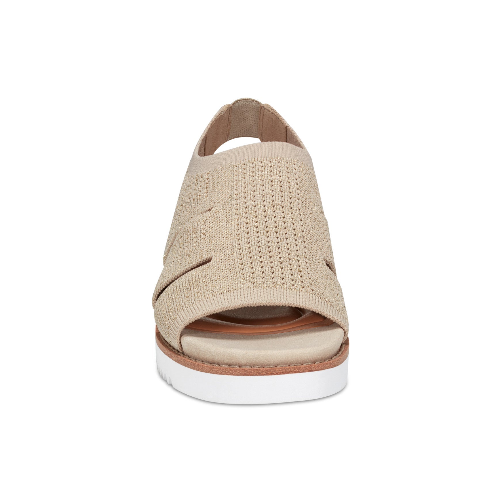 Easy Spirit Winslow Flat Sandals - Natural Leather