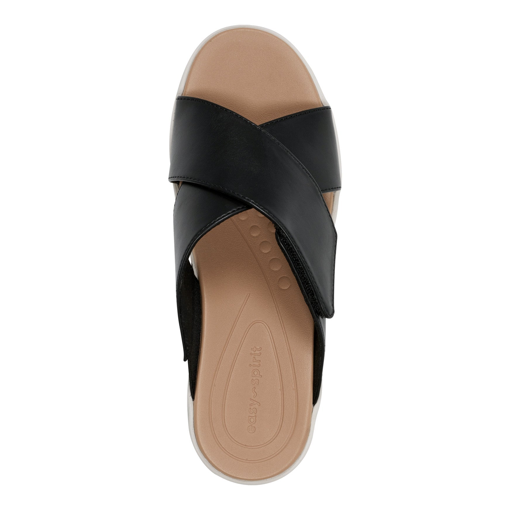 Easy Spirit Bindie Slip On Casual Sandals - Black