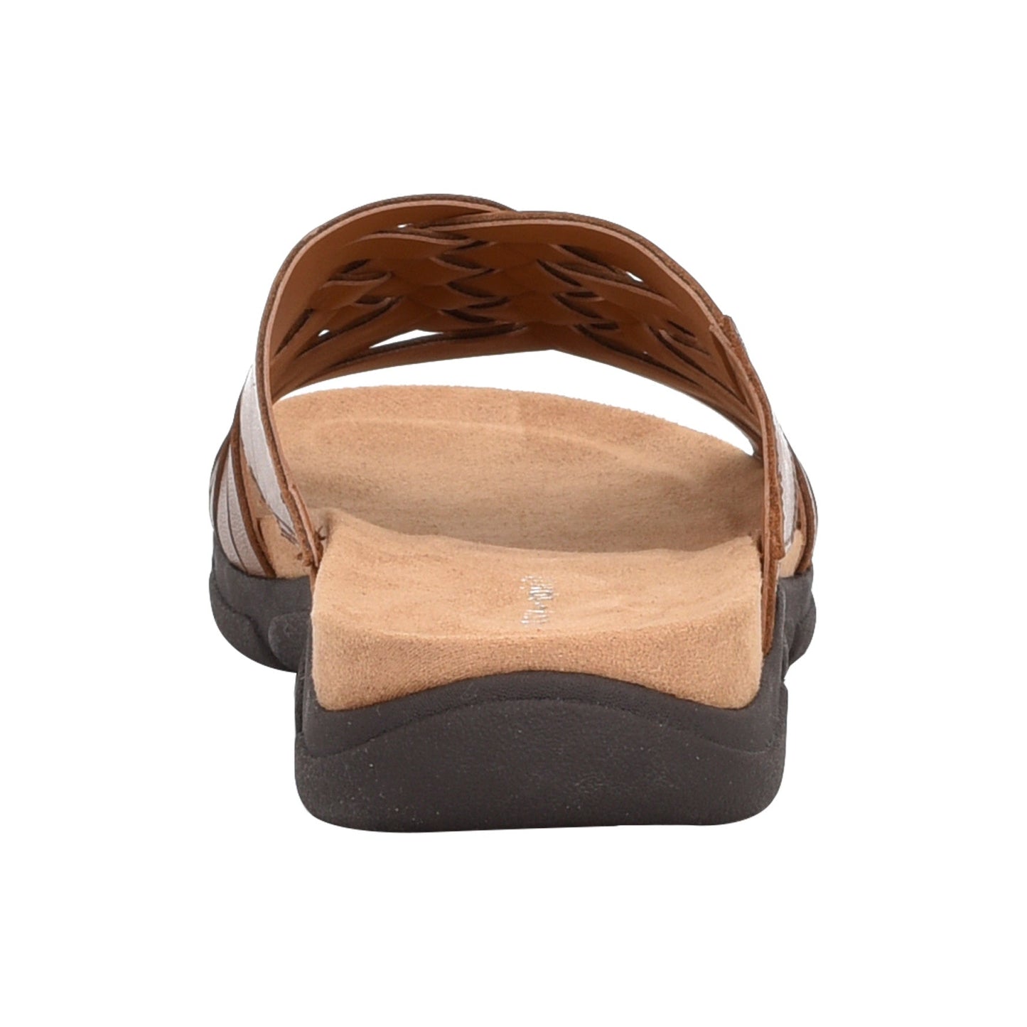 Easy Spirit Meadow Slip On Sandals - Brown Leather