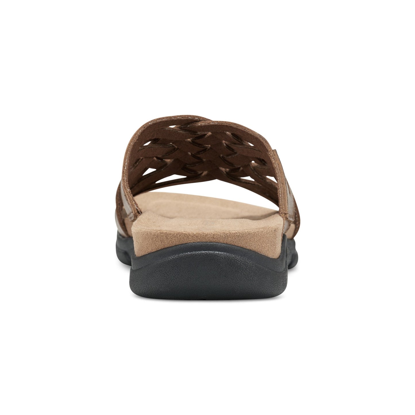 Easy Spirit Meadow Slip On Sandals - Brown Leather