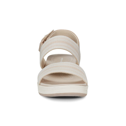 Easy Spirit Tristen Flat Sandals - Natural