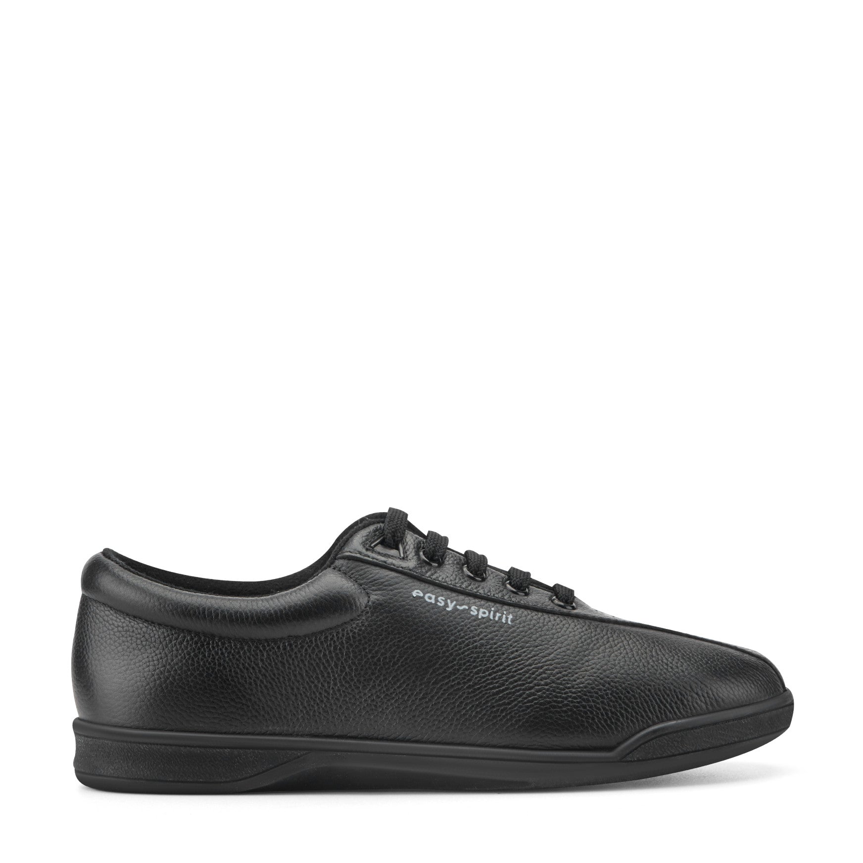 Easy Spirit AP1 Leather Walking Shoes - Black Leather