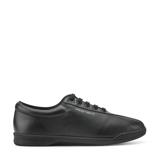 Easy Spirit AP1 Leather Walking Shoes - Black Leather