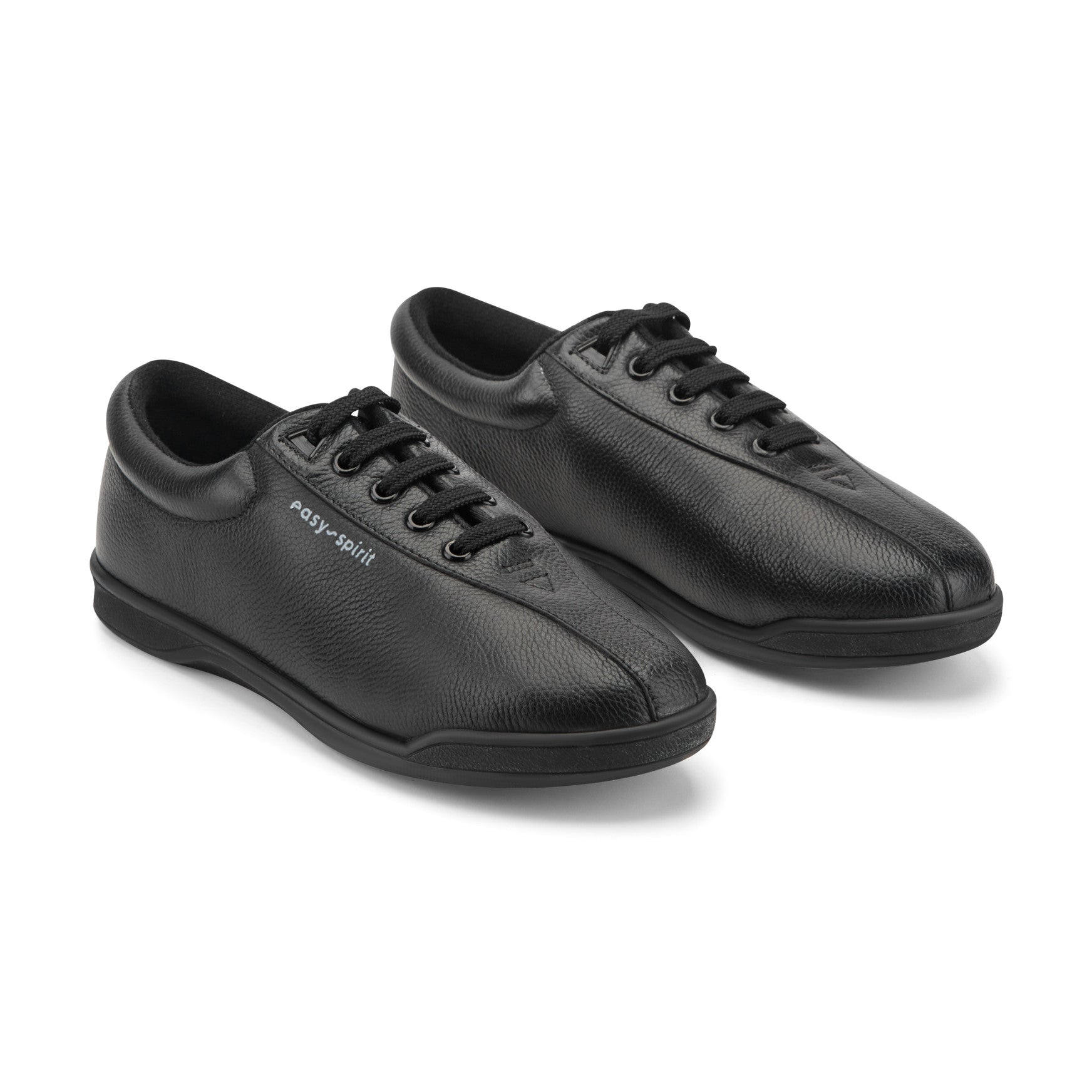 Easy Spirit AP1 Leather Walking Shoes - Black Leather