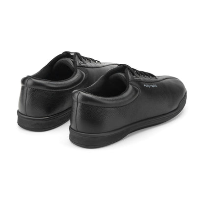 Easy Spirit AP1 Leather Walking Shoes - Black Leather