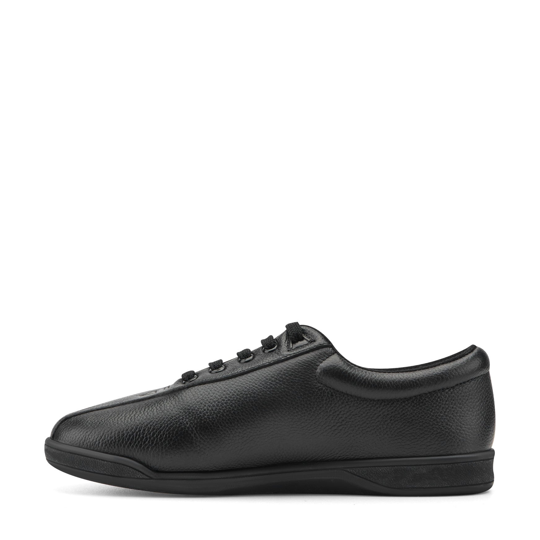 Easy Spirit AP1 Leather Walking Shoes - Black Leather