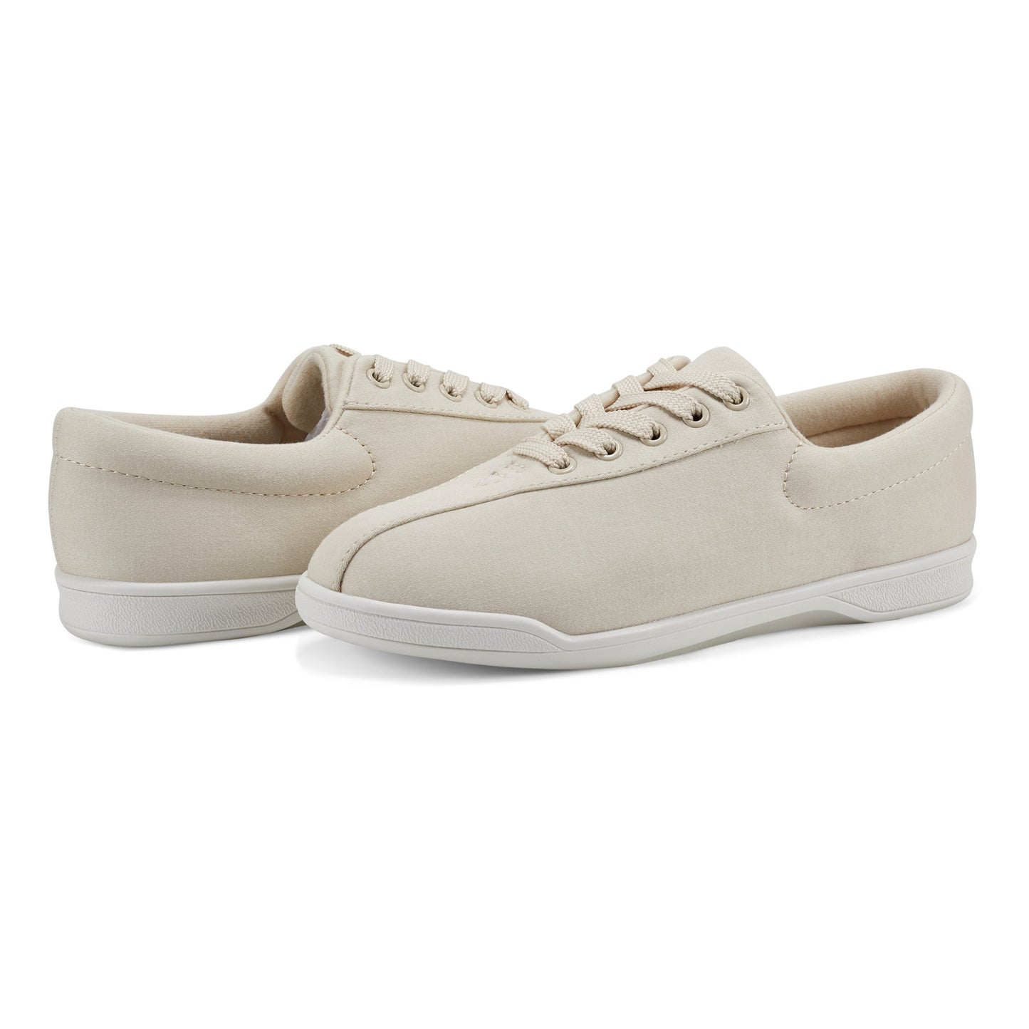 Easy Spirit AP1 Canvas Walking Shoes - Light Natural