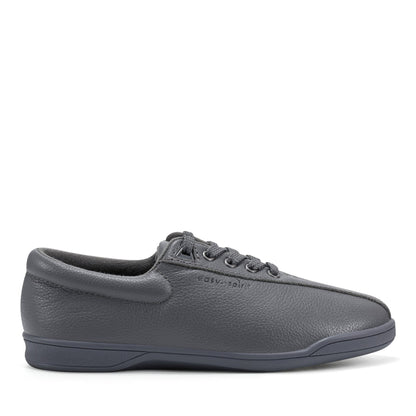 Easy Spirit AP1 Leather Walking Shoes - Grey Leather