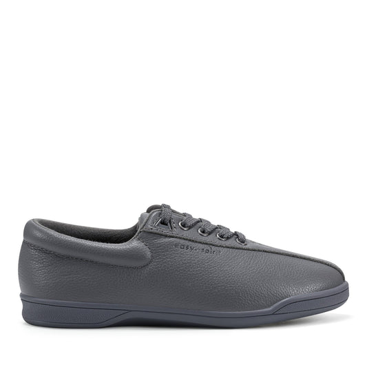 Easy Spirit AP1 Leather Walking Shoes - Grey Leather