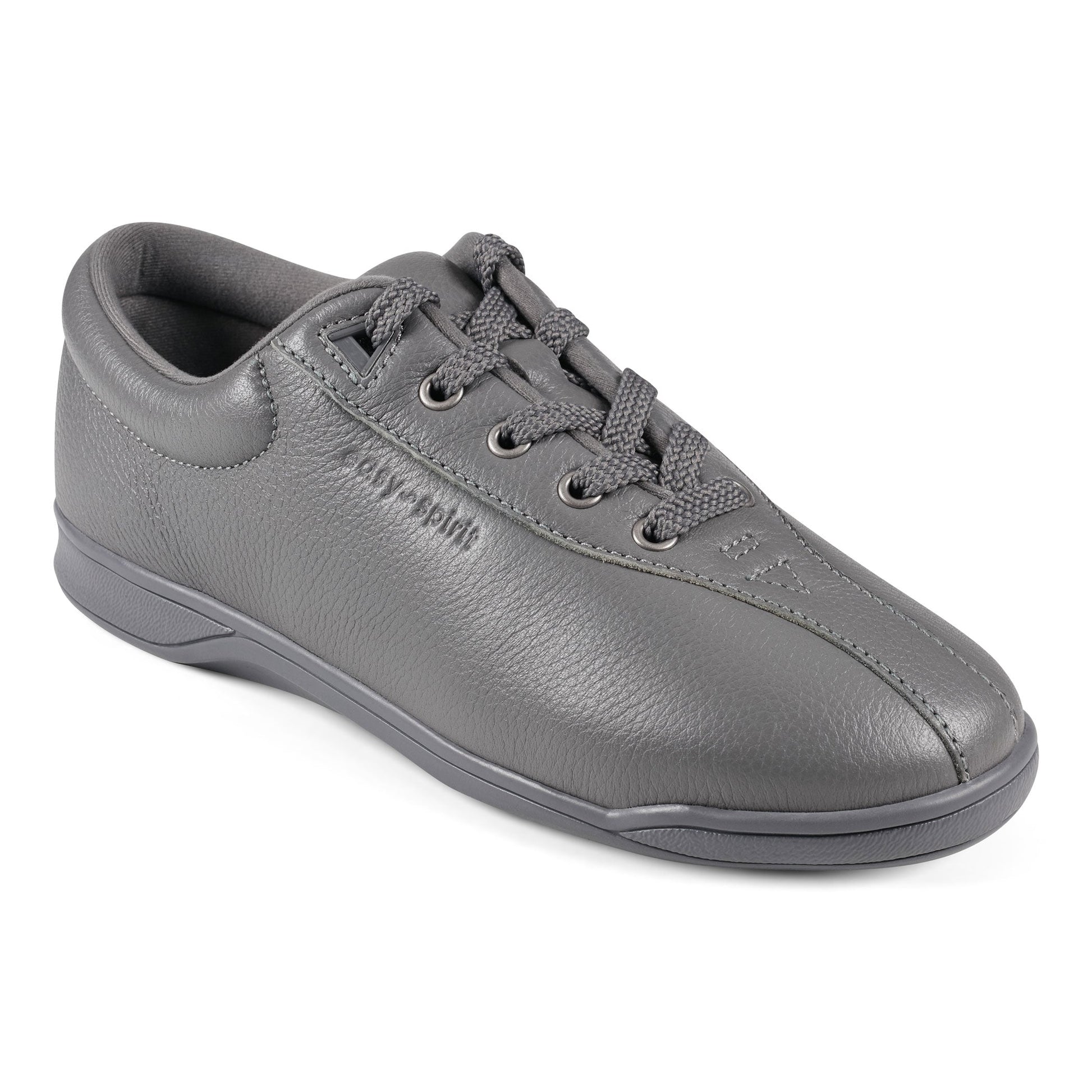 Easy Spirit AP1 Leather Walking Shoes - Grey Leather