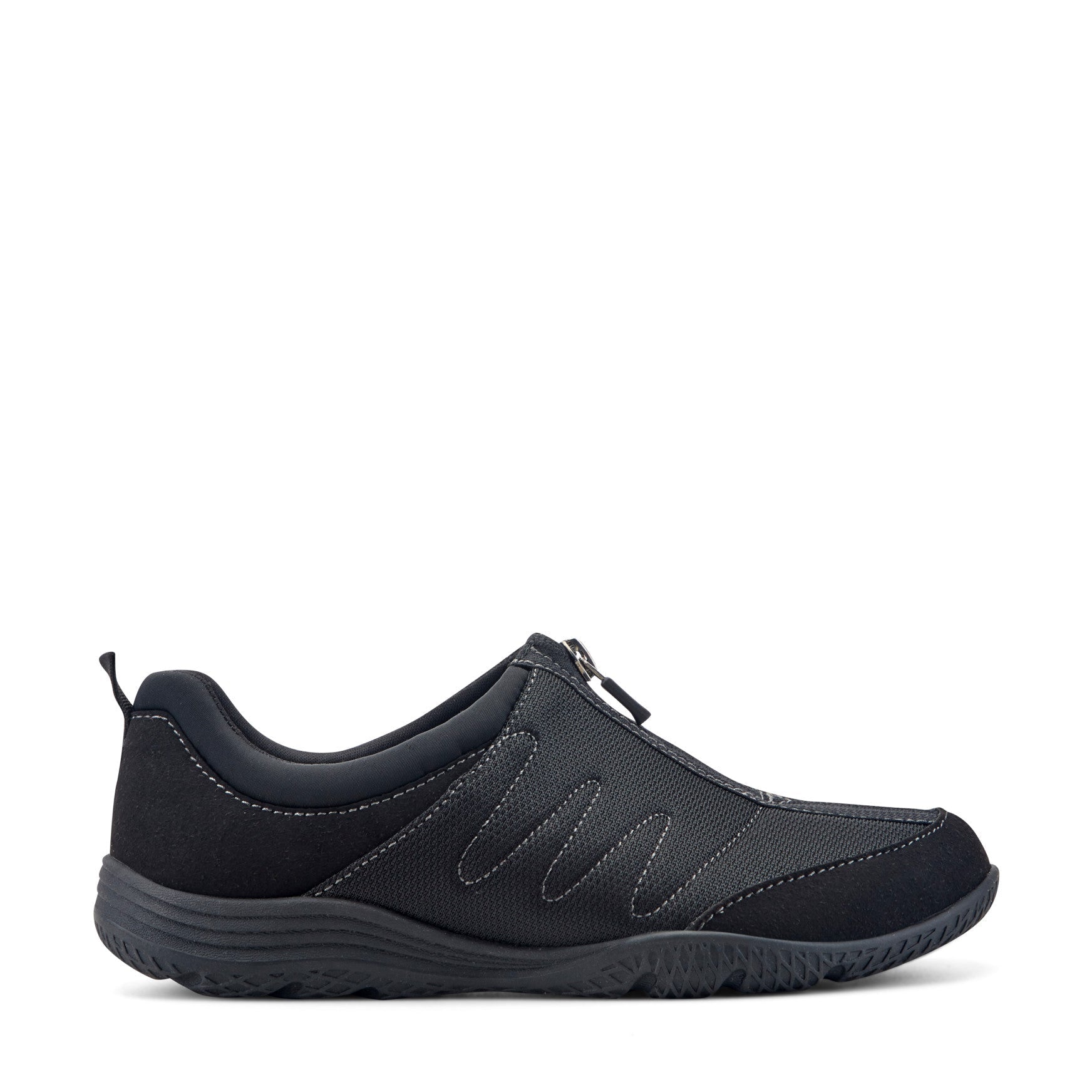 Easy Spirit Bestrong Walking Shoes - Black Mesh
