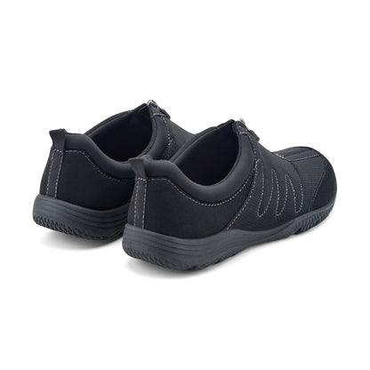 Easy Spirit Bestrong Walking Shoes - Black Mesh