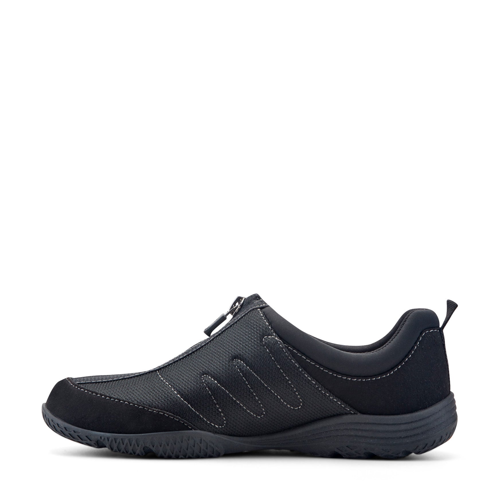 Easy Spirit Bestrong Walking Shoes - Black Mesh