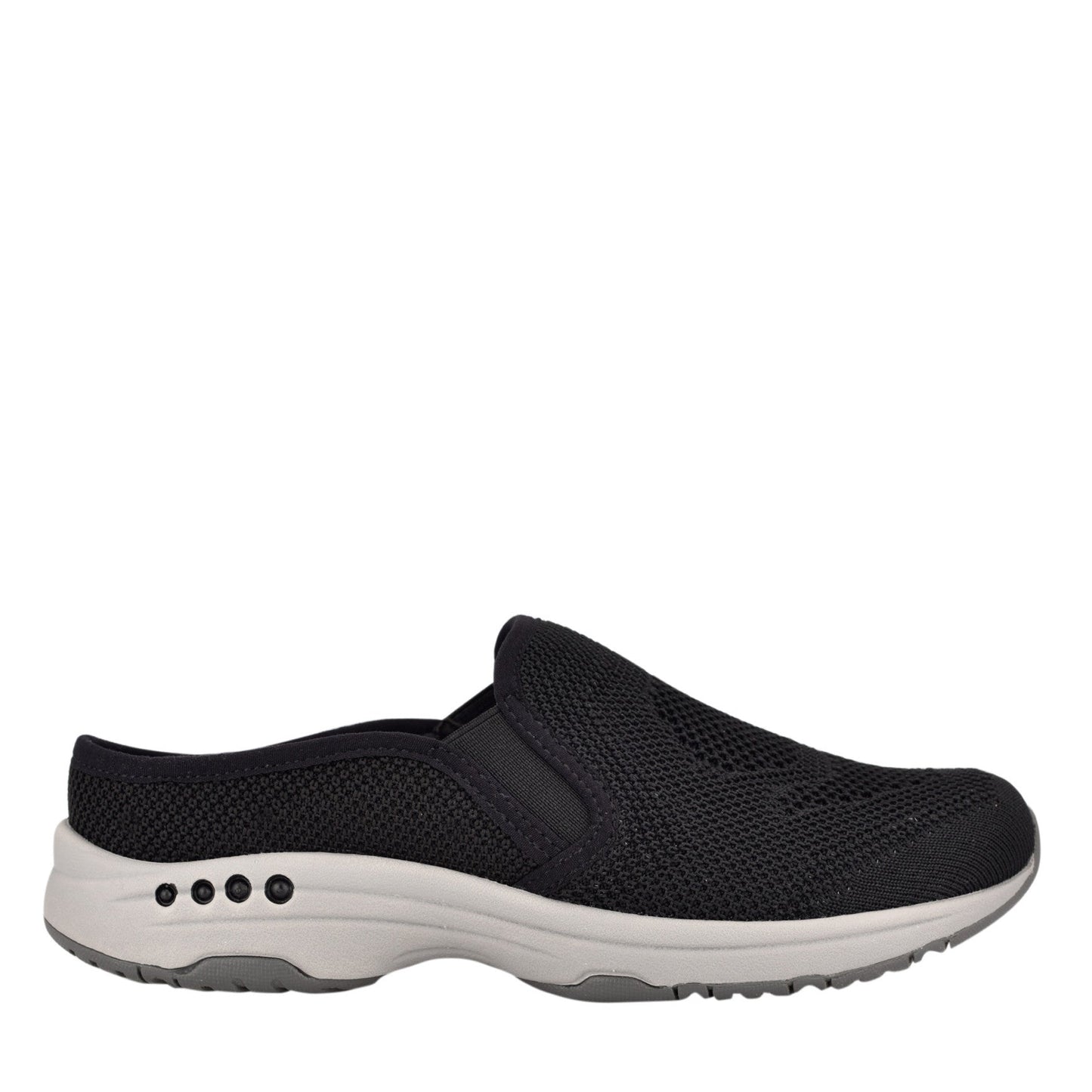 Easy Spirit Takeknit Eco Clogs - Black Recycled Knit
