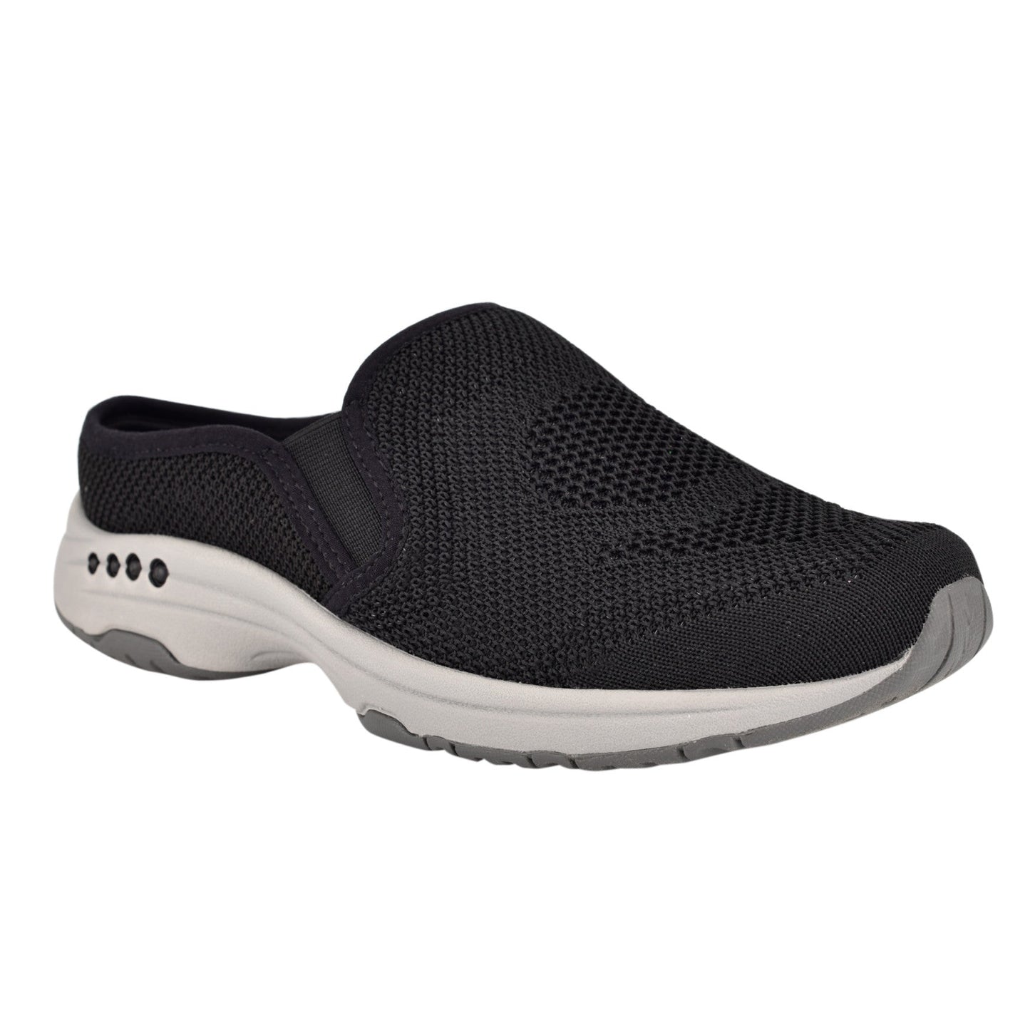 Easy Spirit Takeknit Eco Clogs - Black Recycled Knit