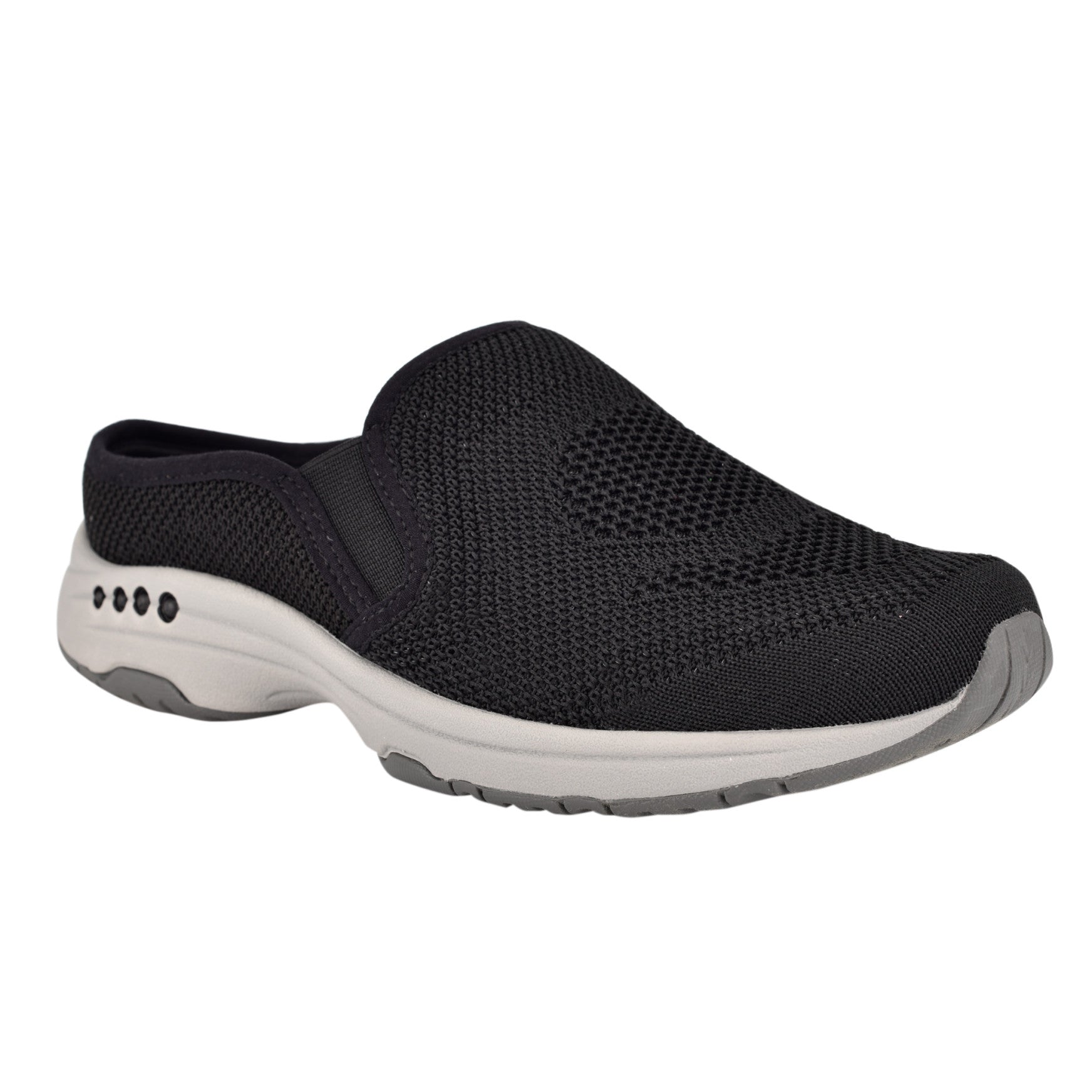 Easy Spirit Takeknit Eco Clogs - Black Recycled Knit