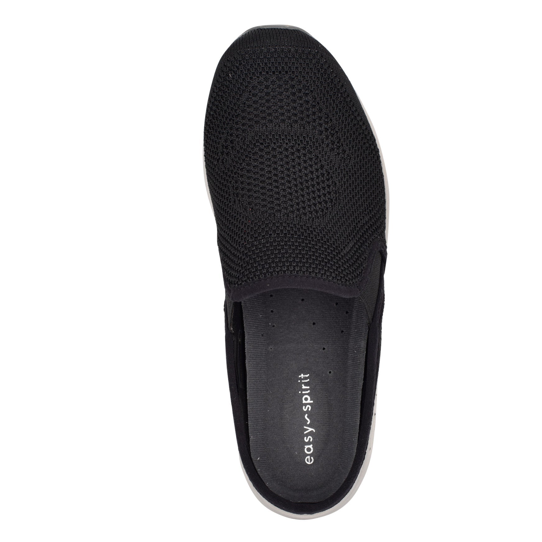 Easy Spirit Takeknit Eco Clogs - Black Recycled Knit
