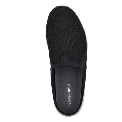 Easy Spirit Takeknit Eco Clogs - Black Recycled Knit