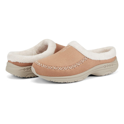 Easy Spirit Travelfurr Clogs - Light Brown Multi