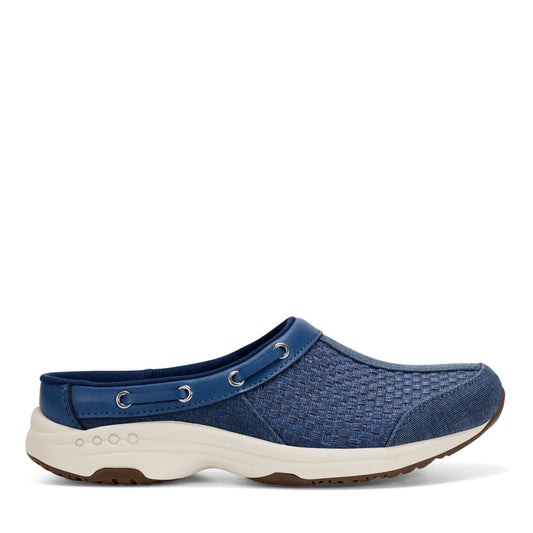 Easy Spirit Travelport Clogs - Navy Woven