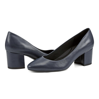 Easy Spirit Cosma Pumps - Navy Leather