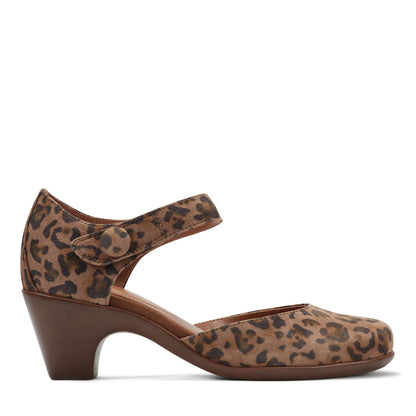 Easy Spirit Clarice Mary Jane Heels - Leopard