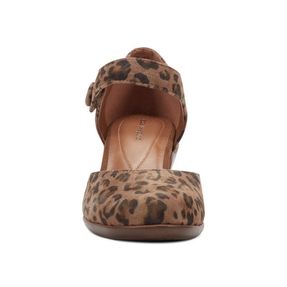 Easy Spirit Clarice Mary Jane Heels - Leopard