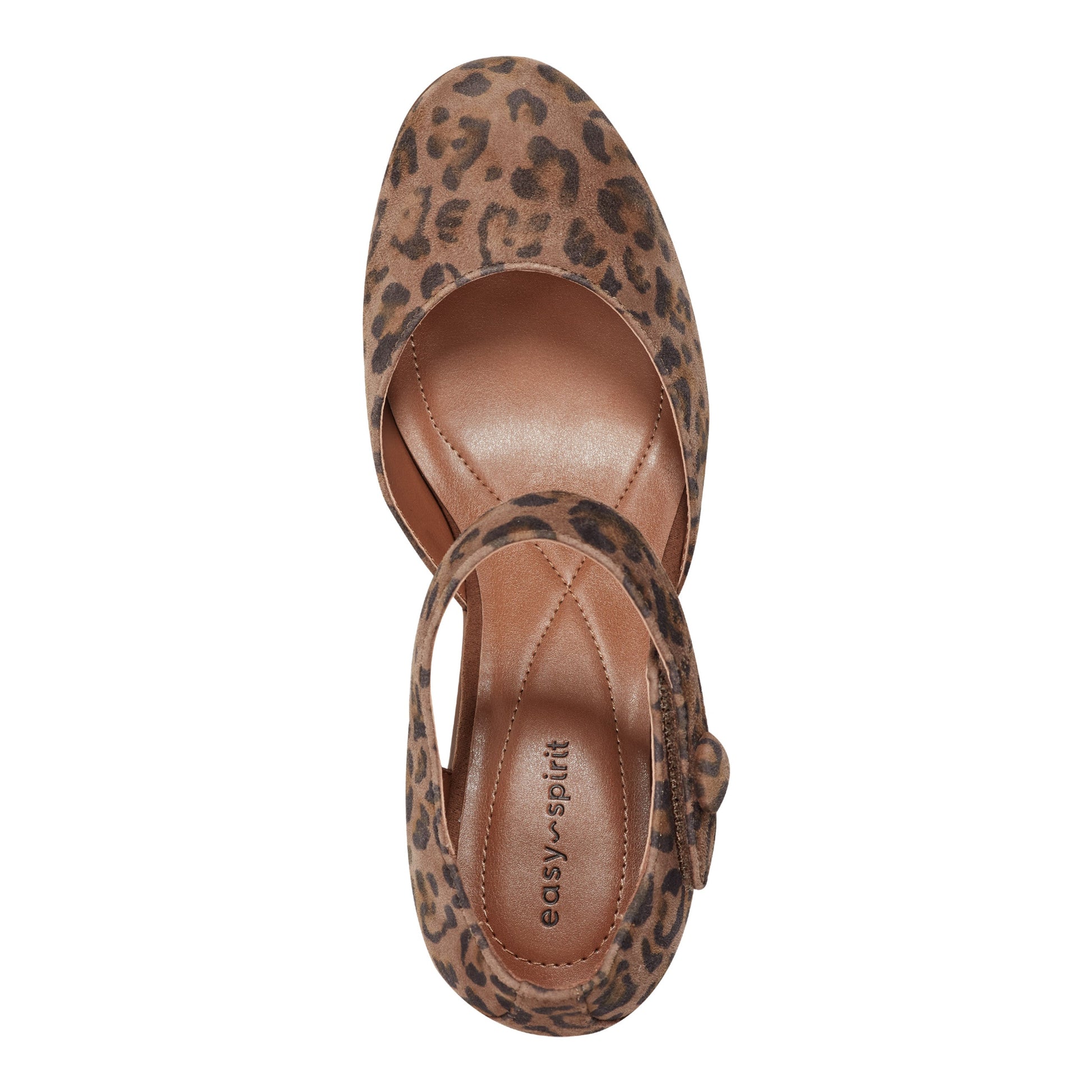 Easy Spirit Clarice Mary Jane Heels - Leopard