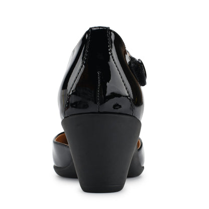 Easy Spirit Clarice Mary Jane Heels - Black Patent
