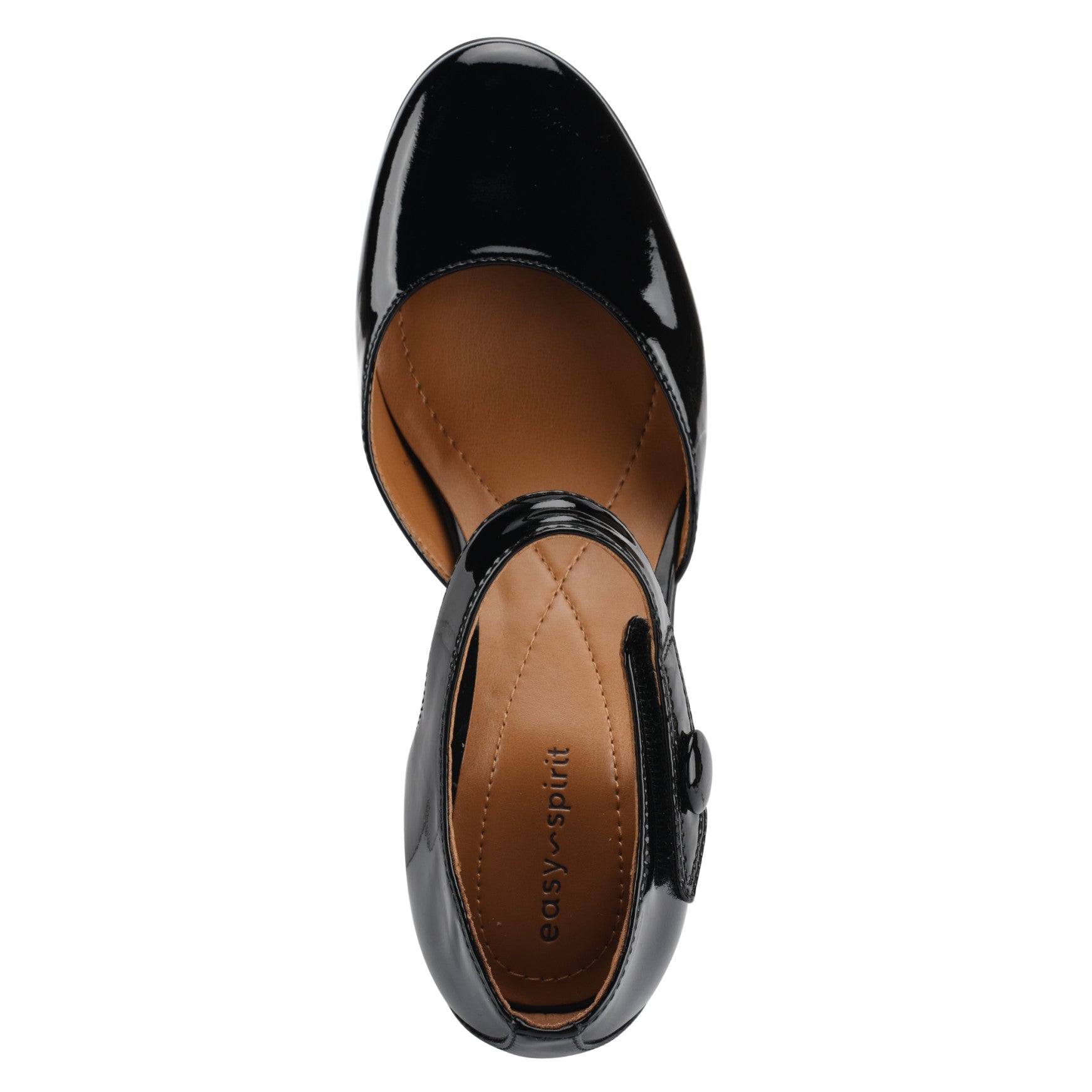 Easy Spirit Clarice Mary Jane Heels - Black Patent