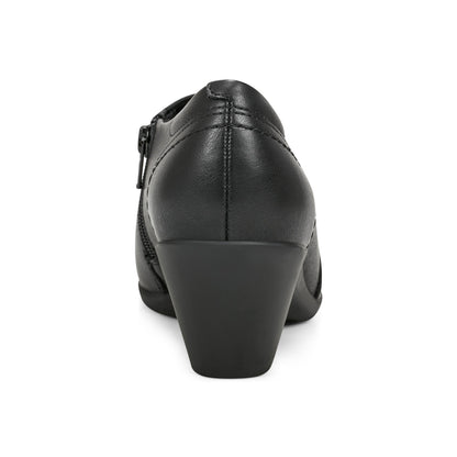 Easy Spirit Caine Round Toe Shooties - Black