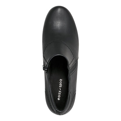 Easy Spirit Caine Round Toe Shooties - Black