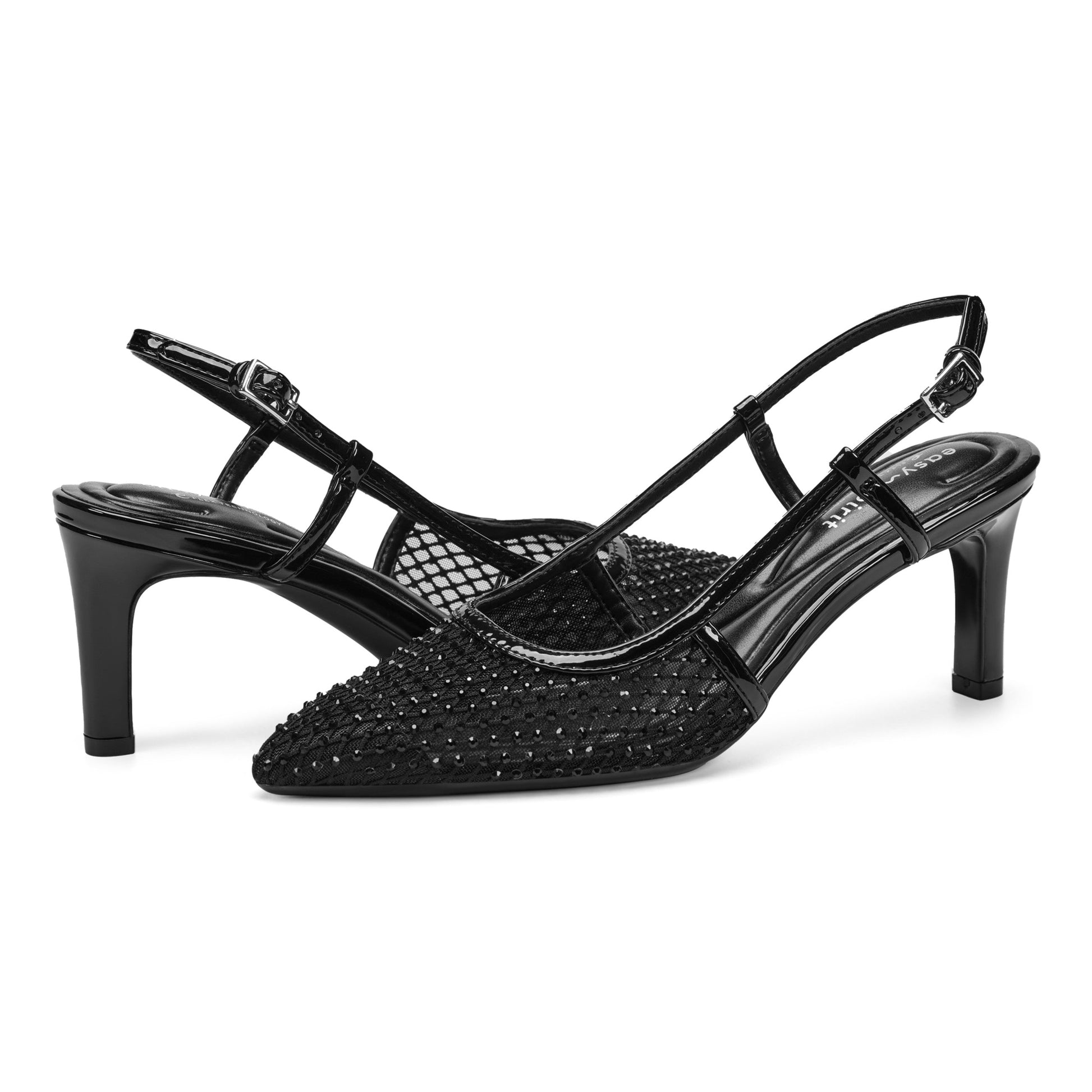 Easy Spirit Ravin Slingback Pumps - Black