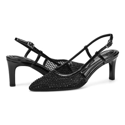 Easy Spirit Ravin Slingback Pumps - Black
