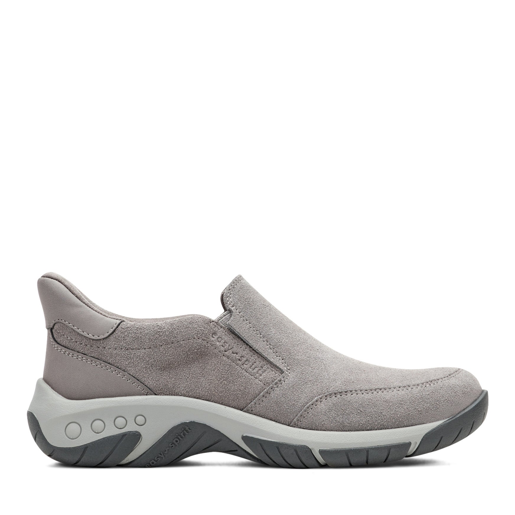 Easy Spirit Warner SOEASY™ Slip On Shoes - Grey Suede