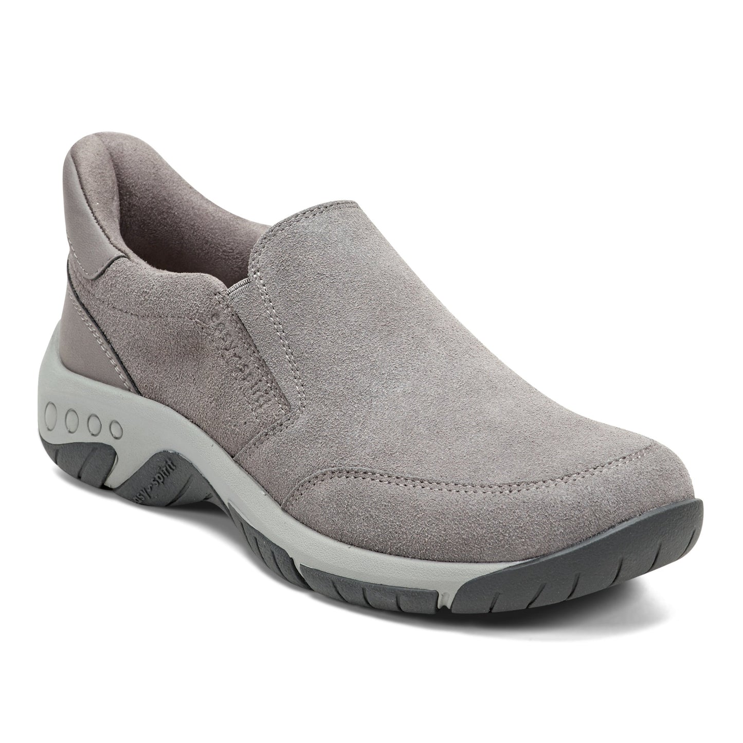Easy Spirit Warner SOEASY™ Slip On Shoes - Grey Suede