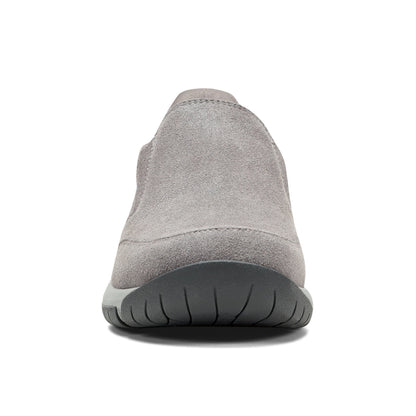 Easy Spirit Warner SOEASY™ Slip On Shoes - Grey Suede